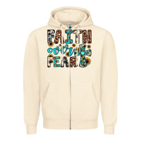 Faith Over Fear Zipper Hoodie | Teevron