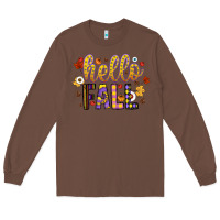 Chestnut hello fall Long Sleeve Tee - CowhideDigitalArt
