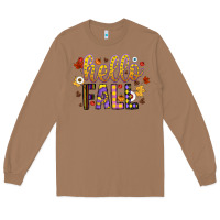 Toasted Coconut hello fall Long Sleeve Tee - CowhideDigitalArt