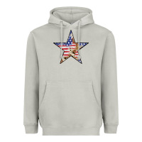 Moon Dust American Flag Star Heavyweight Hoodie - LillyAllenDesigns