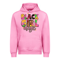 Fuchsia Pink black girl magic Urban Hoodie - Artiststas