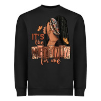 Black It's the melanin for me Heavyweight Sweatshirt - RanaPortraitStore