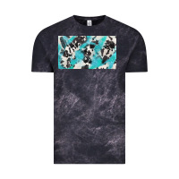 Cloud Black cowhide glitter  cup Vintage Tee - BarkalooDesign