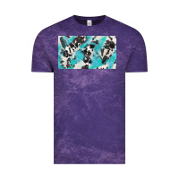 Cloud Purple cowhide glitter  cup Vintage Tee - BarkalooDesign