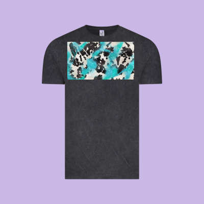 Cowhide Glitter  Cup Vintage Tee Designed By Barkaloodesign
