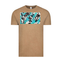 Vintage Coffee cowhide glitter  cup Vintage Tee - BarkalooDesign