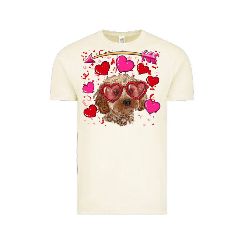 Valentine's Day Cockapoo Vintage Tee by RanaPortraitStore | Teevron