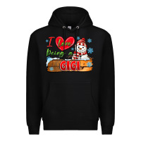 Black i love being a gigi Premium Hoodie - MaliasSmallBusiness