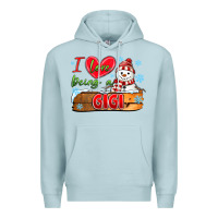 Blue Mist i love being a gigi Premium Hoodie - MaliasSmallBusiness