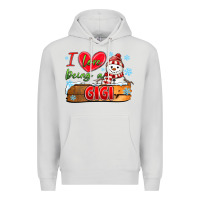 Dove Grey i love being a gigi Premium Hoodie - MaliasSmallBusiness