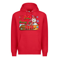 Red i love being a gigi Premium Hoodie - MaliasSmallBusiness