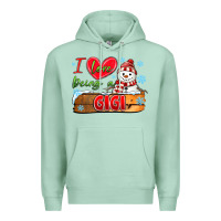 Seafoam i love being a gigi Premium Hoodie - MaliasSmallBusiness