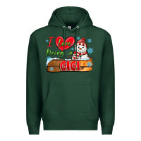 Sports Green i love being a gigi Premium Hoodie - MaliasSmallBusiness