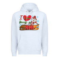 White i love being a gigi Premium Hoodie - MaliasSmallBusiness
