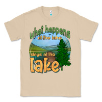 Mushroom what happens at the lake stays at the lake Classic Tee - HRA Design Shop