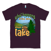 What Happens At The Lake Stays At The Lake Classic Tee | Teevron