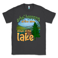 Smoke what happens at the lake stays at the lake Classic Tee - HRA Design Shop