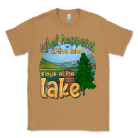 Toasted Coconut what happens at the lake stays at the lake Classic Tee - HRA Design Shop