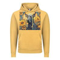 Vintage Mustard great dane Vintage Hoodie - Unal Design