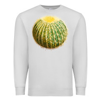Dove Grey golden barrel cactus Premium Sweatshirt - LillyAllenDesigns