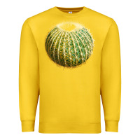Lemon golden barrel cactus Premium Sweatshirt - LillyAllenDesigns