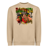 Juneteenth Vibes Black Girl Sneakers Heavyweight Sweatshirt | Teevron