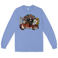 Colony Blue farm life Long Sleeve Tee - SublimationCraftShop
