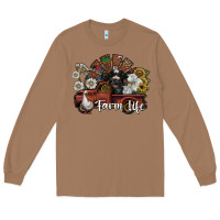 Toasted Coconut farm life Long Sleeve Tee - SublimationCraftShop