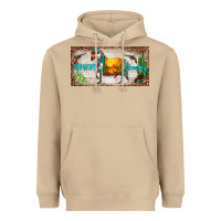 Mushroom western howdy cowboy horse sunset weapon cactus leopard  license plate Heavyweight Hoodie - BarkalooDesign