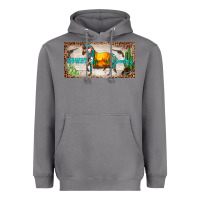 Storm western howdy cowboy horse sunset weapon cactus leopard  license plate Heavyweight Hoodie - BarkalooDesign