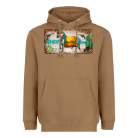 Toasted Coconut western howdy cowboy horse sunset weapon cactus leopard  license plate Heavyweight Hoodie - BarkalooDesign