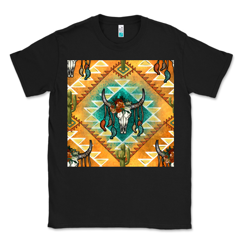 Native American Aztec Seamless Pattern Classic Tee by BundleAndBundleShop | Teevron