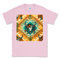 Bubblegum Pink native american aztec seamless pattern Classic Tee - BundleAndBundleShop