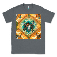Charcoal Heather native american aztec seamless pattern Classic Tee - BundleAndBundleShop