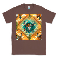 Chestnut native american aztec seamless pattern Classic Tee - BundleAndBundleShop