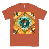 Copper native american aztec seamless pattern Classic Tee - BundleAndBundleShop
