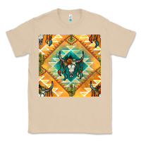 Mushroom native american aztec seamless pattern Classic Tee - BundleAndBundleShop