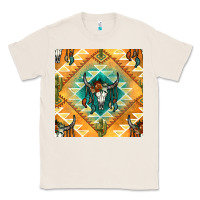 Natural native american aztec seamless pattern Classic Tee - BundleAndBundleShop