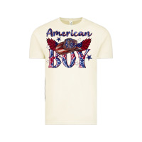 American Boy With Cowboy Vintage Tee | Teevron