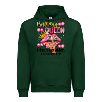 Forest Green birthday queen i dont get older i level up Urban Hoodie - Artiststas