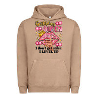 Pigment Burro birthday queen i dont get older i level up Urban Hoodie - Artiststas