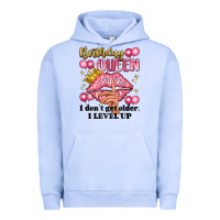 Pigment Grape Ice birthday queen i dont get older i level up Urban Hoodie - Artiststas