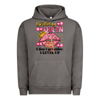 Pigment Tornado birthday queen i dont get older i level up Urban Hoodie - Artiststas