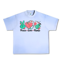 Grape Ice peace love nurse Urban Heavy Tee - texasbilliewilder