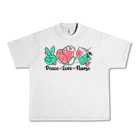 Lunar Rock peace love nurse Urban Heavy Tee - texasbilliewilder