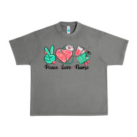 Tornado peace love nurse Urban Heavy Tee - texasbilliewilder