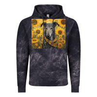 Cloud Black greyhound Vintage Hoodie - Unal Design