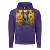 Cloud Purple greyhound Vintage Hoodie - Unal Design
