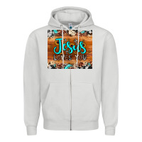 Jesus Loves You Zipper Hoodie | Teevron
