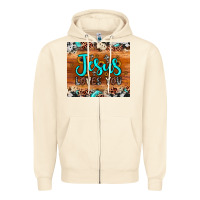 Sandshell jesus loves you Zipper Hoodie - JahusDesignShop